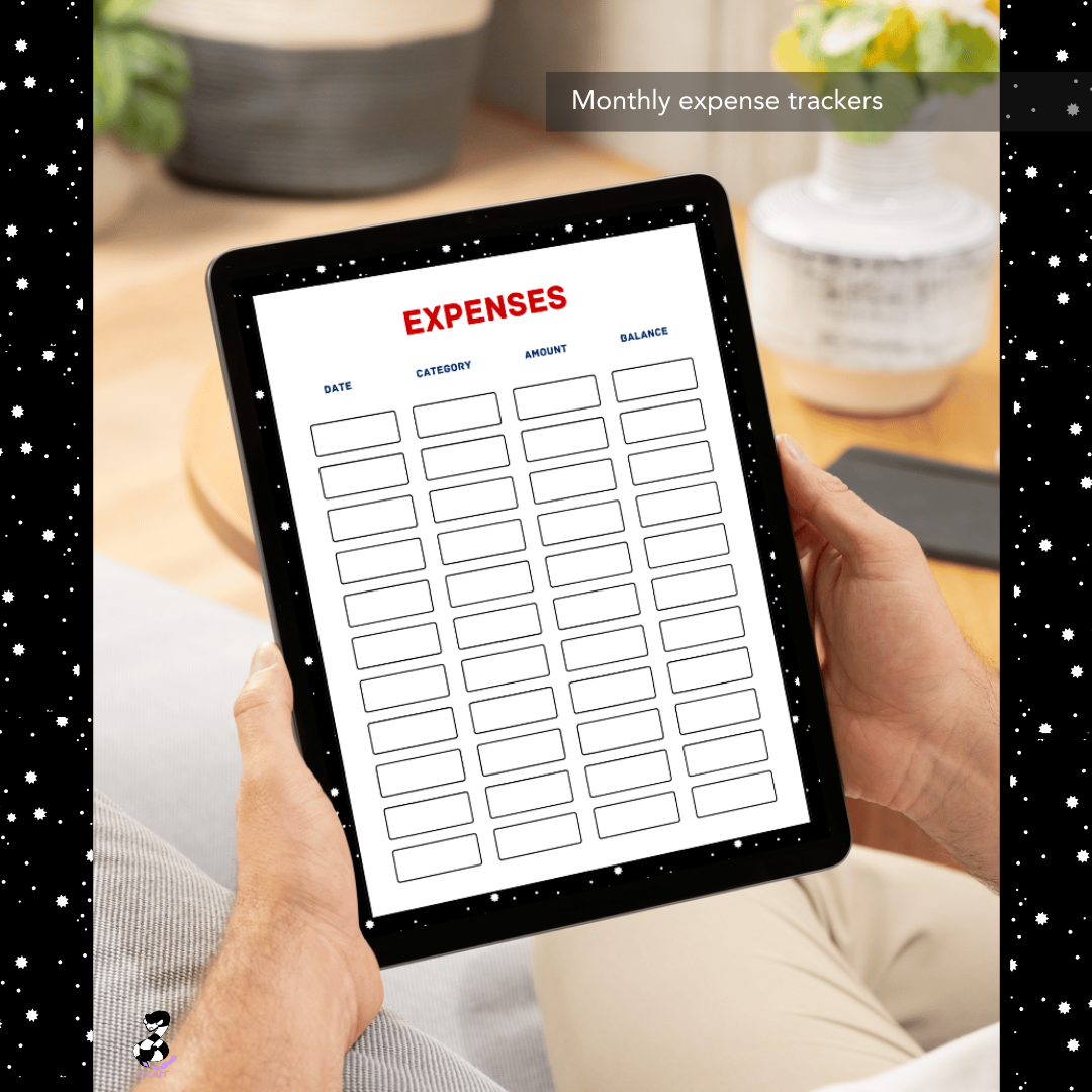 "Space" 2025 Digital Daily Planner